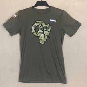 Los Angeles Rams Nike Salute to Service STS‎ Short Sleeve Shirt Men’s Size Small